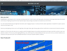 Tablet Screenshot of beyondled.com